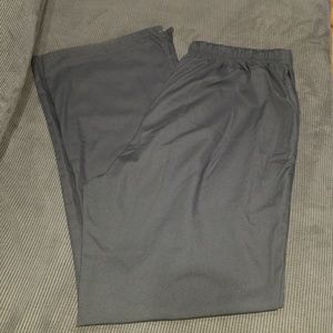 V life dark gray boot cut scrub pants M